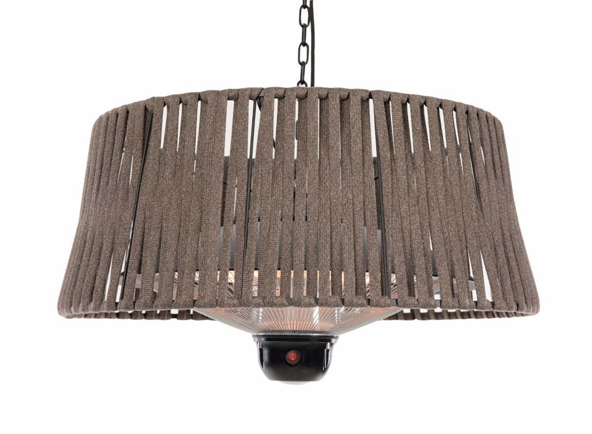 SUNRED® Artix Corda Bright Brown piekaramais āra terases sildītājs 1800W
