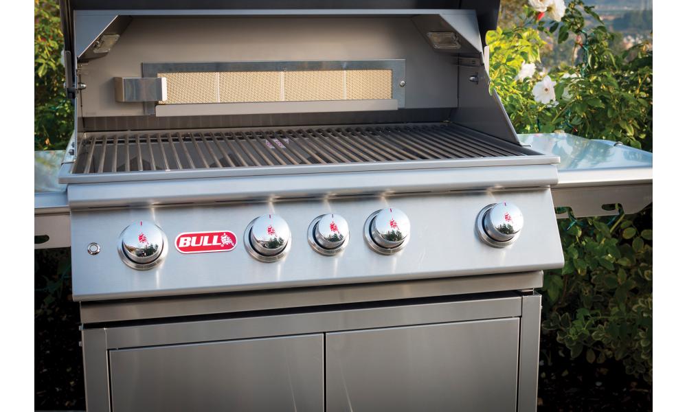 four burner grill head 